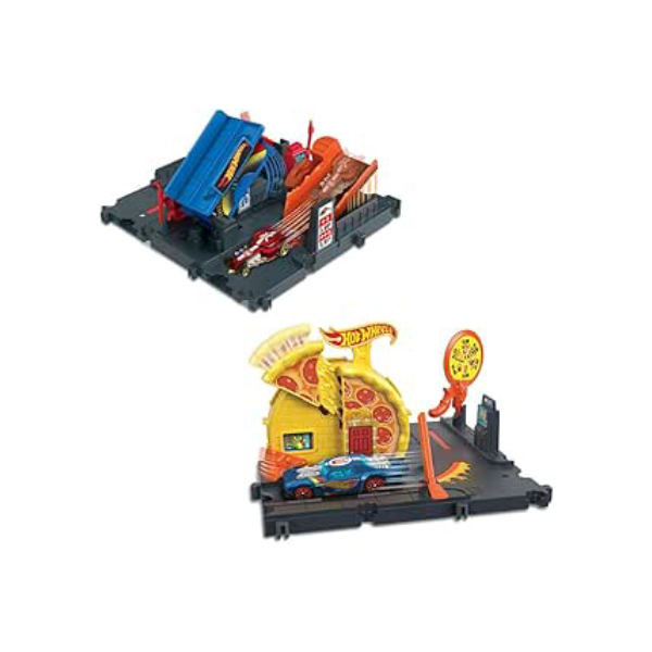 Hot Wheels, City, Pista de Brinquedo, Coleção de Lugares Surpresa, Carrinho para Meninos, A partir de 4 Anos (Vem com 1 unidade. Não é Possível Escolher o Modelo.)