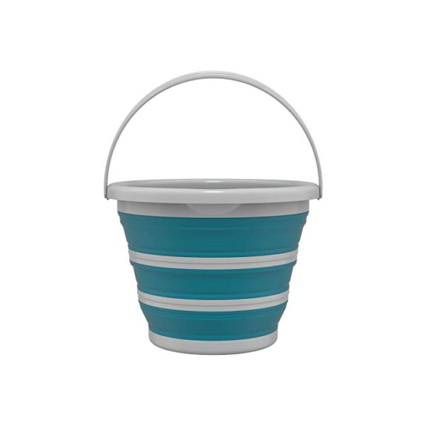 Balde 10 litros Retrátil Verde Esmeralda, RET3505, Flash Limp