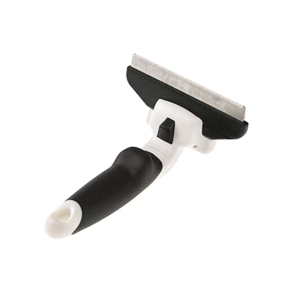 Ferplast GRO 5775 Premium, Aparador Grande de Pelos para Cães, Branco, para Pelos Curtos Ferplast para Cães, G,