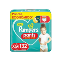 Pampers Ajuste Total Fralda XG 132 unidades