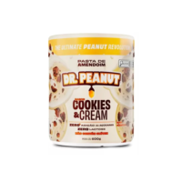 Suplemento Dr. Peanut sabor cookies & cream de 600g Pasta