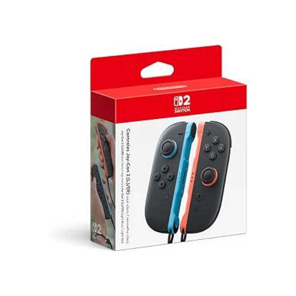 Nintendo, Controle Joy-Con 2, Nintendo Switch 2, Azul Claro e Vermelho Claro