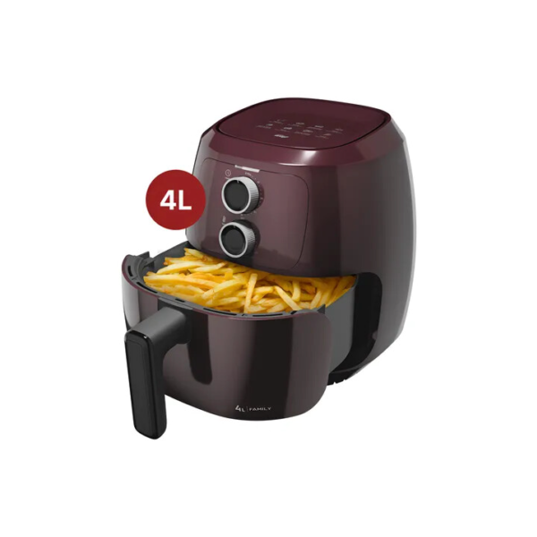 Fritadeira Elétrica WAP Air Fryer Family 4L Antiaderente Vermelha 1500W