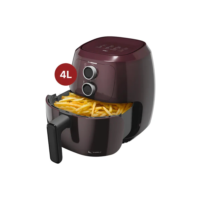 Fritadeira Elétrica WAP Air Fryer Family 4L Antiaderente Vermelha 1500W