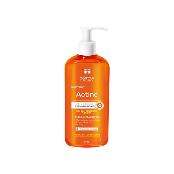 Actine Sabonete Líquido + Vit C, pele oleosa a acneira, Darrow - Laranja, 240 g (Pacote de 1)