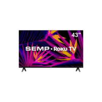 Smart Tv 43 Led Fhd Semp R6610 Com Sistema Operacional Roku
