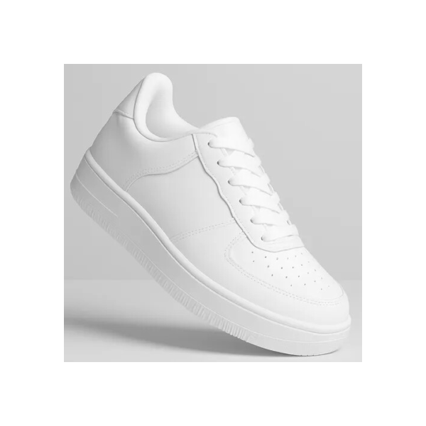 Tênis Casual Branco Masculino Feminino Academ Skate Sneakers