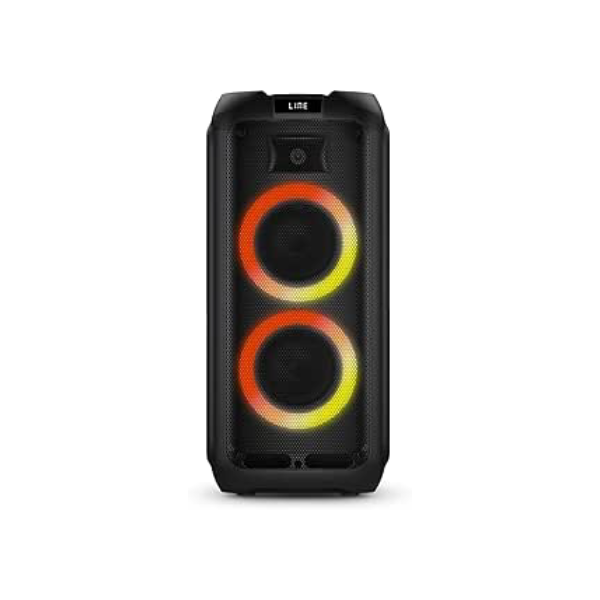 Party Speaker Philips bluetooth com luzes de led, fm, usb, cartão de memória, auxiliar, função TWS que conecta outra TAX4209, entradas para microfone e guitarra TAX4209/78