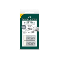 Borracha Branca, Faber-Castell, Dust Free, SM/187137, 2 Unidades