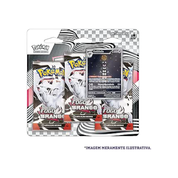 Pokémon TCG, Blister Triplo Pokémon EV10.5 Fogo Branco Gothielle
