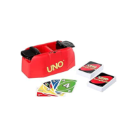 UNO, Jogo de Tabuleiro Showdown com 112 Cartas e um Atirador de Cartas, Para Crianças, Adultos & Noite de Jogos, Mattel