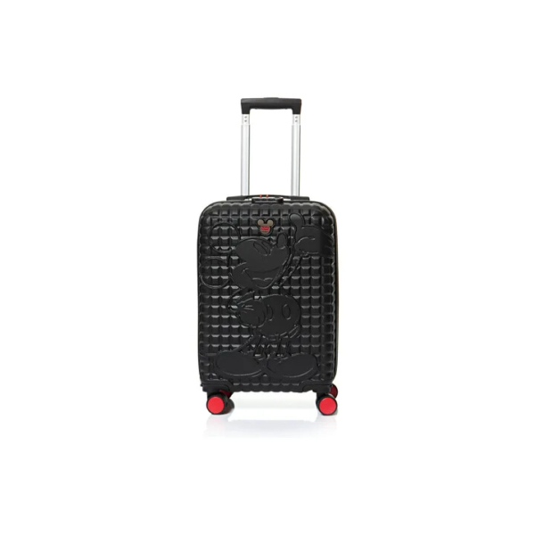 Mala De Viagem Pequena Preto Mickey Luxcel
