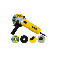 Esmerilhadeira Lixadeira Angular 4.1/2 11000rpm 780w The Black Tools Cor Amarelo Com 2 Discos De Corte