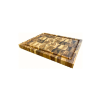 Tábua Para Churrasco Invertida Teca 40x30cm Domama Premium