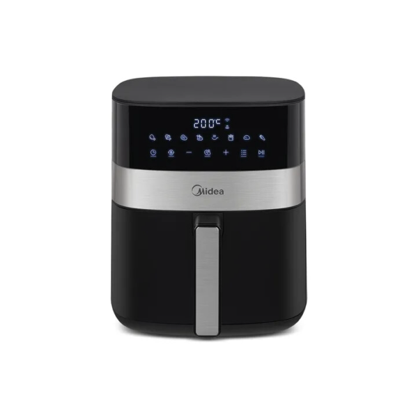 Fritadeira Air Fryer 6l Smart Chef Plus Cor Preta Midea Cor Preto