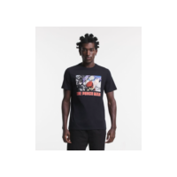 Camiseta Regular em Meia Malha com Estampa One Punch Man Preto