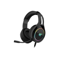 Havit HV-H2232d - Fone de Ouvido, Gamer, Iluminação RGB, com Microfone, Falante de 50mm, Conector 3.5mm