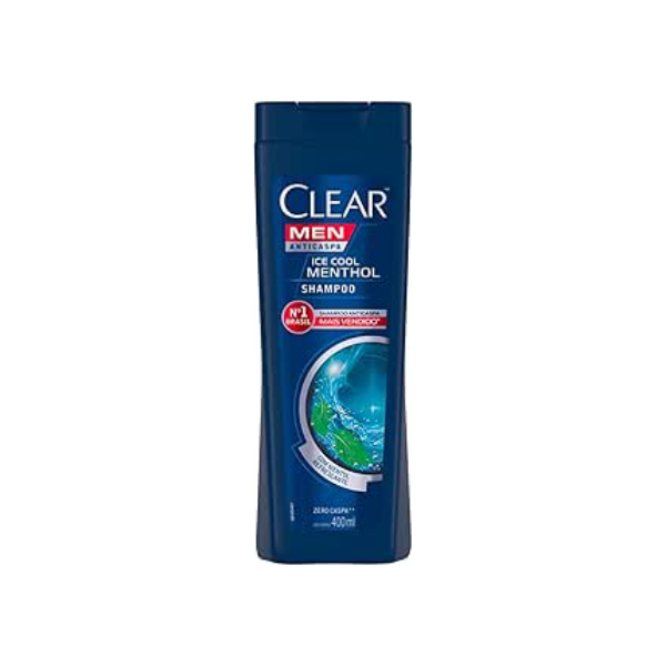 Clear Shampoo Men Anticaspa Ice Cool Menthol 400Ml