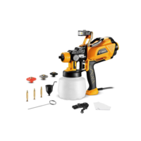 Pistola Pintura Pulverizadora HVLP Elétrica Potência 600W 1.2L Led 3 Bicos 220V Acessórios - Deko