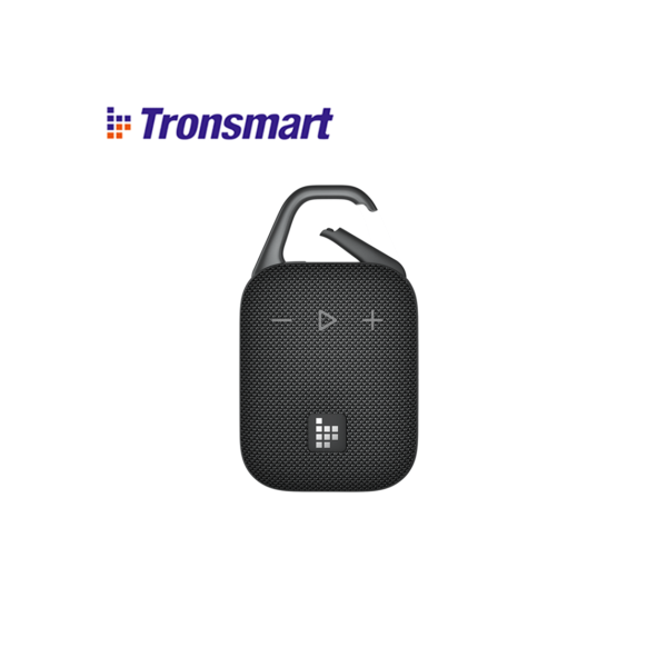 Tronsmart Mirtune H1 caixa de som bluetooth, Alto-falante ultra portátil com gancho, Bluetooth5.3, IPX7 impermeável, 20H Playtime, para acampar, ao ar livre