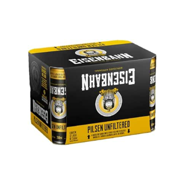 Pack de Eisenbahn UnfiLTered LT 350ml 12 Unidades