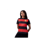 Camisa Origens 1895 Licenciada Flamengo  Baby look Feminina