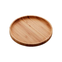 LYOR - Bandeja de Bambu Round 20cm - Mesa Posta - Organização - Utensílios de Cozinha - Enxoval - Decoração - Petisqueira - Utilidades Domésticas