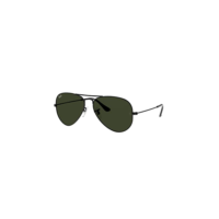 Óculos de Sol Ray-Ban Aviator 0RB3025L L2823 Tam 58 / Preto - Lentes Verde