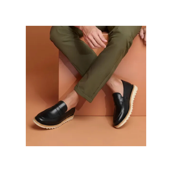 Sapato Casual Loafer Tratorado Comfort Premium