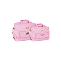 Kit Bolsa Maternidade Bebê Coroa Menina Cor:Rosa