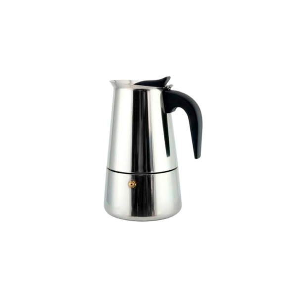 Cafeteira Italiana Expresso 200ml em Inox Para 4 Xícaras