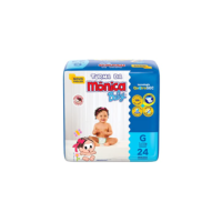 Fralda Turma da Mônica Baby Jumbo G 24 Unidades