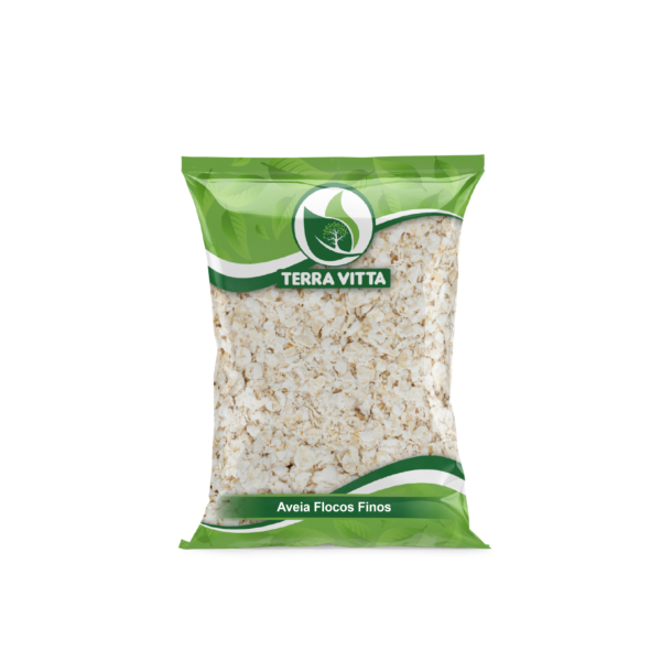 Aveia Flocos Fino 1Kg - Terra Vitta