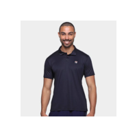 Camisa Polo Fila Player F-Box Masculina - Preto+Vermelho