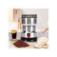 Moedor Multifuncional de Café Grão Sementes e Especiarias Elétrico Inox Portátil 110V com 4 Lâminas Cafeteiras