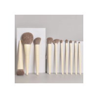 Kit 10 pinceis profissional para maquiagem Pinceis esfumar contorno 024-144