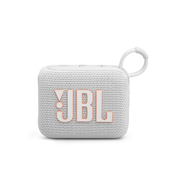 Caixa de Som Portátil JBL GO 4 com 4,2 W RMS, Bluetooth 5.3 e Resistência à Água IP67 - Branca