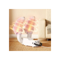 Secador de sapatos elétrico portátil com 4 modos de temporizador de ar elétrico para roupa e sapatos