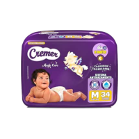 Fralda Cremer Econômica M 34 Unidades