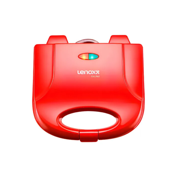 Sanduicheira E Grill Antiaderente 750 Watts Easy Red Lenoxx