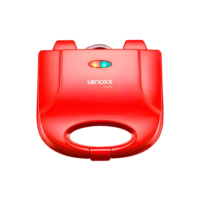 Sanduicheira E Grill Antiaderente 750 Watts Easy Red Lenoxx