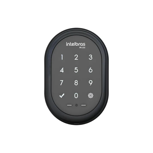 Fechadura Digital De Sobrepor Fr 102 Preto Intelbras