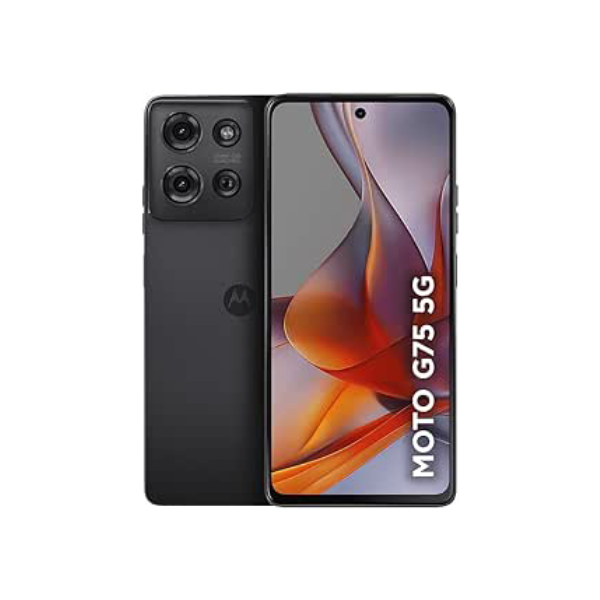 Smartphone Motorola Moto g75 5G - 256GB 16GB (8GB RAM+8GB Ram Boost) e 50MP Sony Lytia 600 Camera Moto AI Ultrarresistencia militar - Preto