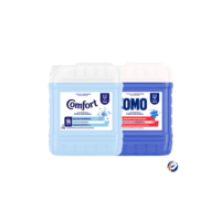 Kit Lavandeira: Lava Roupas Líquido Lavanderia Pro Omo 7L + Amaciante Lavanderia Pro Comfort 7L