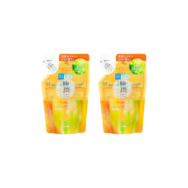 Hada Labo Kit Com 2 Refis Cleansing Oil 180ml - Limpador facial demaquilante