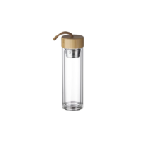 Garrafa De Vidro Borossilicato Com Infusor Chá Detox Squeeze Para Água Home Office SHOP ZIN.GO