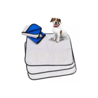 Kit 3 tapetes higiênicos laváveis premium - Alta absorção