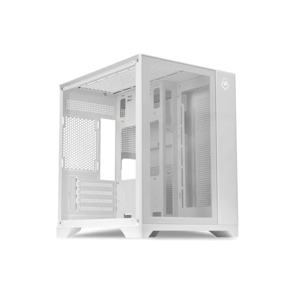 Gabinete Gamer Mancer Cv100, Mid-tower, Lat De Vidro, Branco