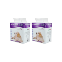 60 Unidade Tapete Higiênico Ultra Pad - KIT 60 un 80x60cm Lavanda Cães Tapete Higienico Para Cachorro