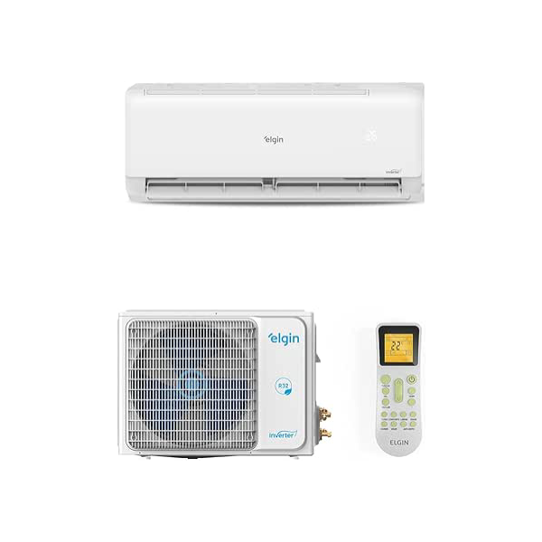 Ar Condicionado Split Hi Wall Eco II Inverter Connect Elgin 9.000 Btus Frio 220v R-32